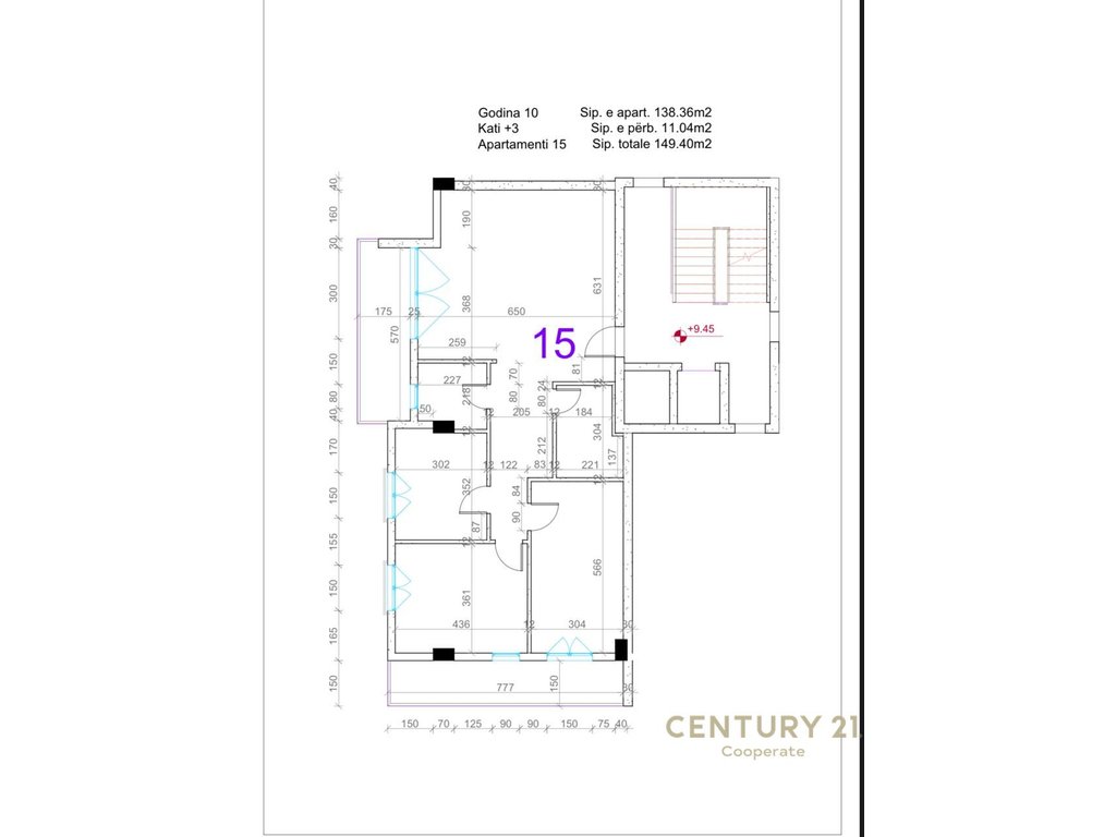 SHESIM APARTAMENT 3+1 NE DURRES, ME PAMJE NGA DETI, ORIENTIMI PERENDIM