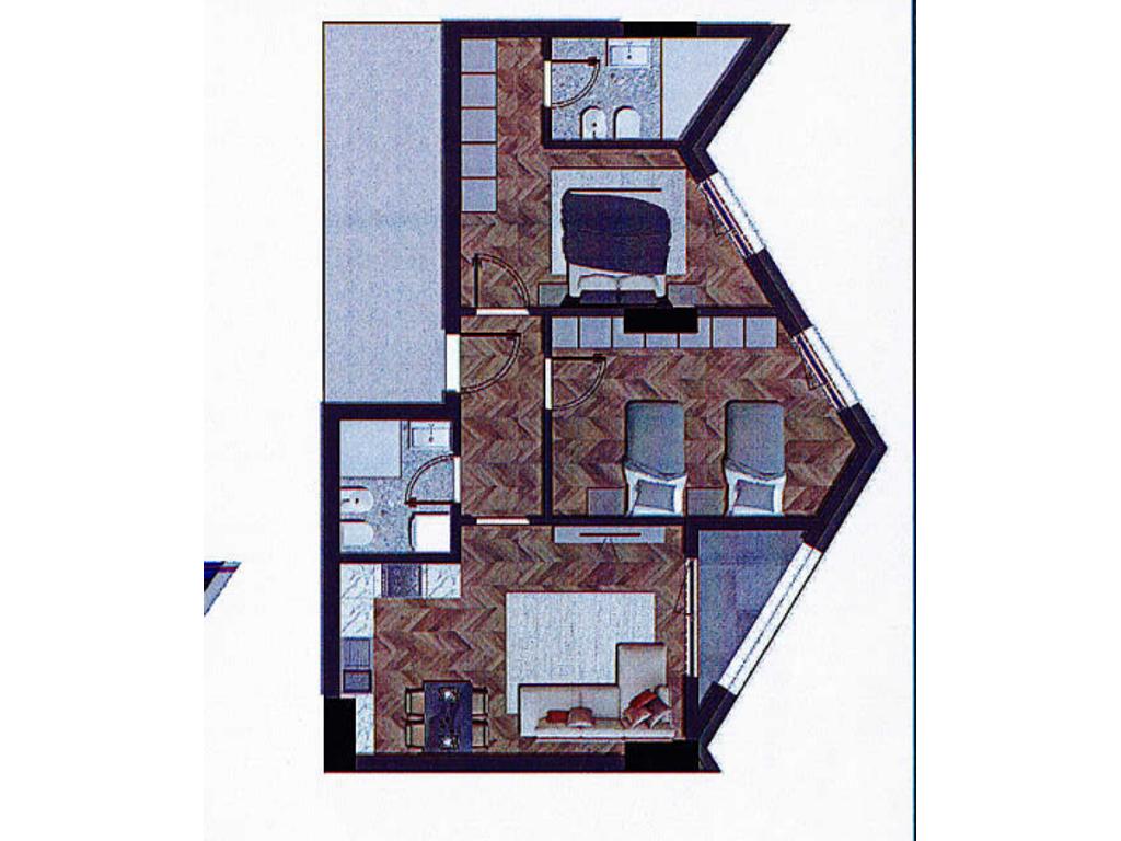 Apartament 2+1+2 në Rezidencën Colonnade – Laprakë