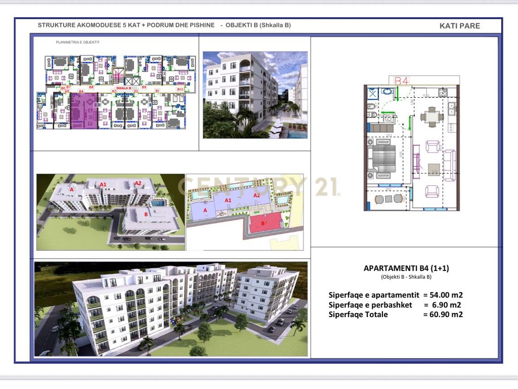 FILLUAN SHITJET! APARTAMENT 1+1 NE REZIDENCEN ME TE RE NE GOLEM  !