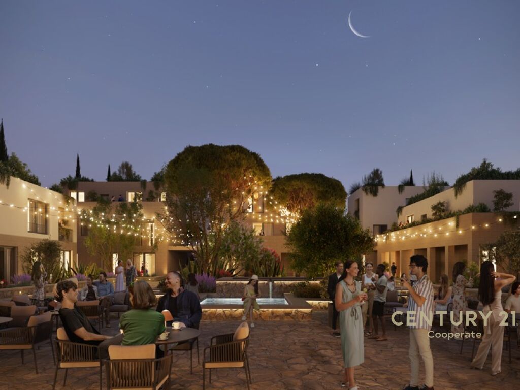 SHESIM APATAMENT 1+1 ME VERANDE NE RESORTIN TURISTIK VILLAGE SQUARE, DHERMI.