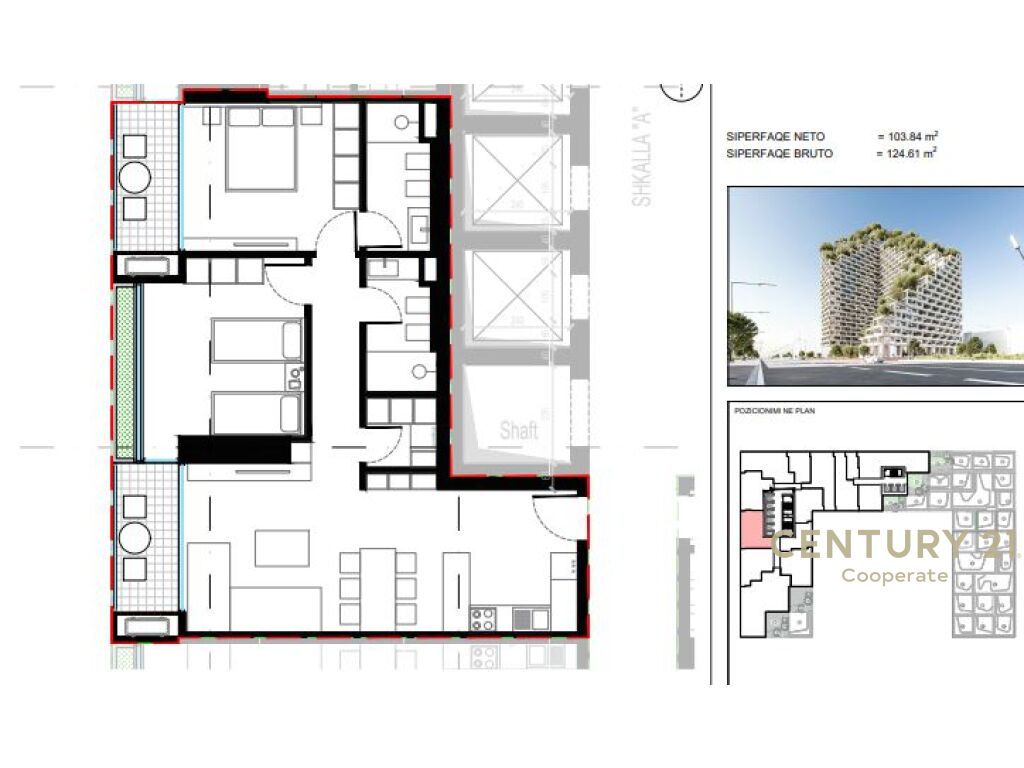 SHESIM APARTAMENT 2+1+2 TE "LION REZIDENCES 2"