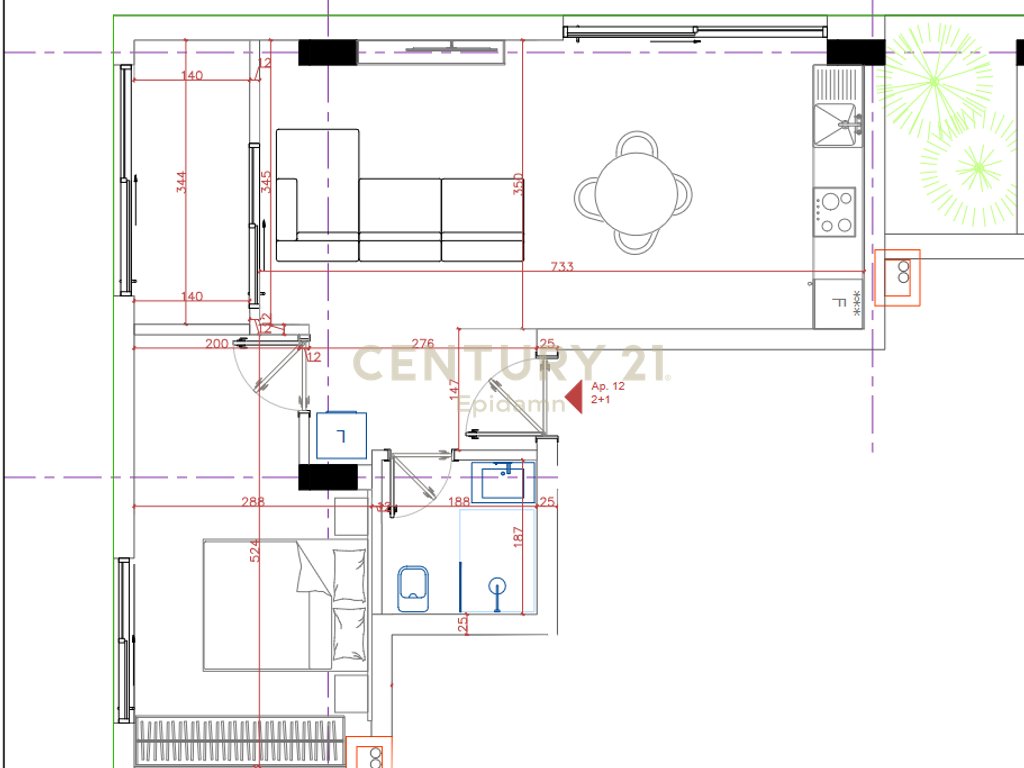 SHITET APARTAMENT 1+1 NË " PORTO LALZI " HAMALLAJ