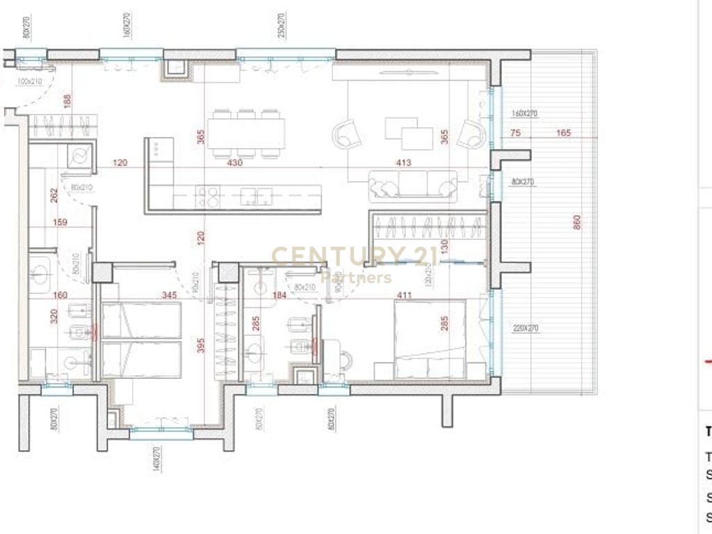APARTAMENT ME QIRA 2+1+2 TUALETE 
+ 2 POSTE PARKIMI TEK BULEVARDI I RI