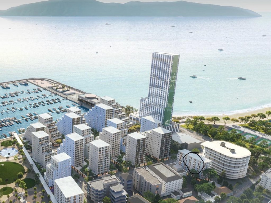 SHITET APARTAMENT 1+1+POST PARKIM NE REZIDENCEN "VLORA MARINA"!