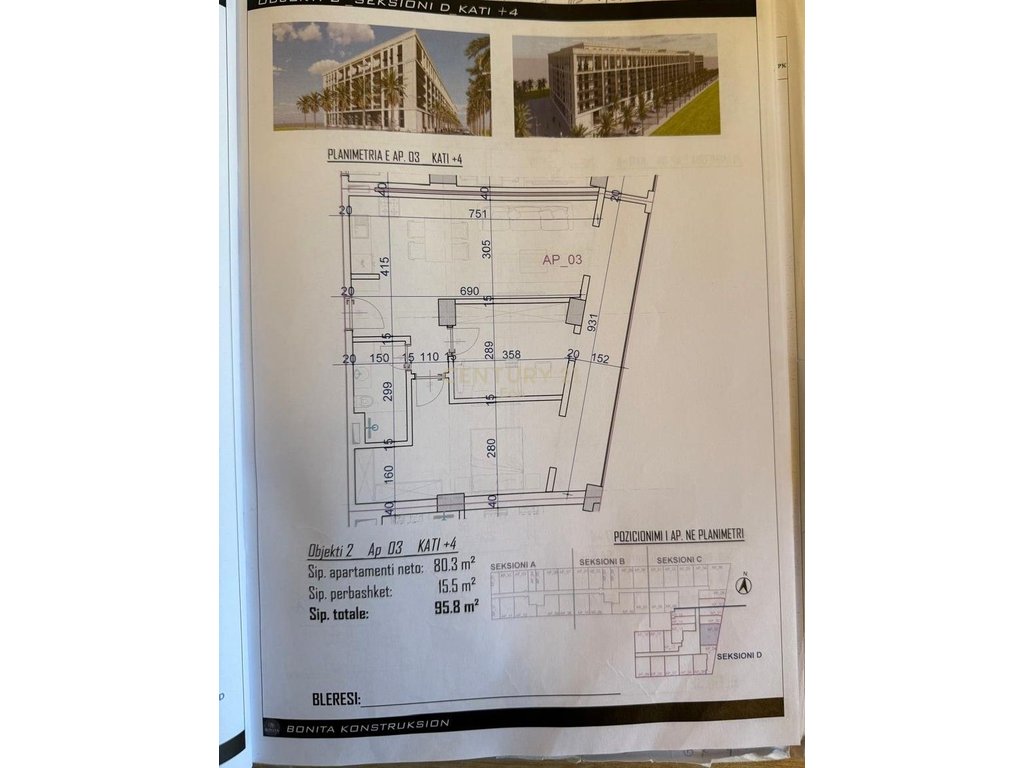 SHESIM APARTAMENT 2+1 TEK KOMPLEKSI VIENA MUNDESI PAGESE ME KESTE!