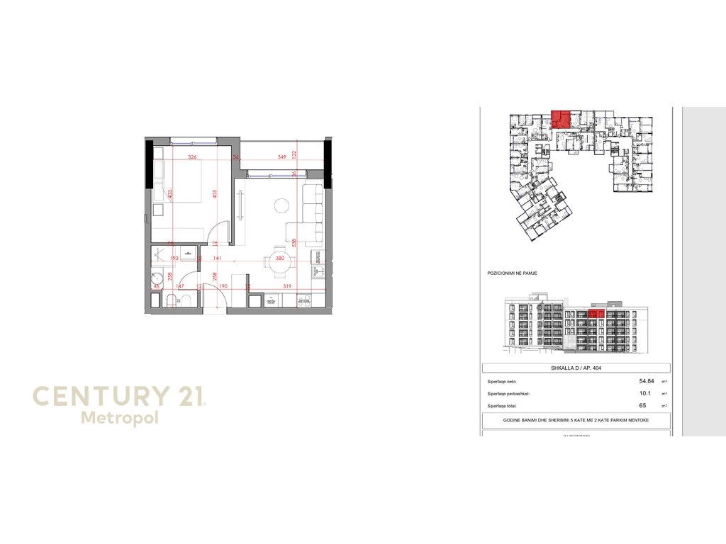 APARTAMENT 1+1 NE SHITJE NE RESIDENCEN NORTH-PASKUQAN!