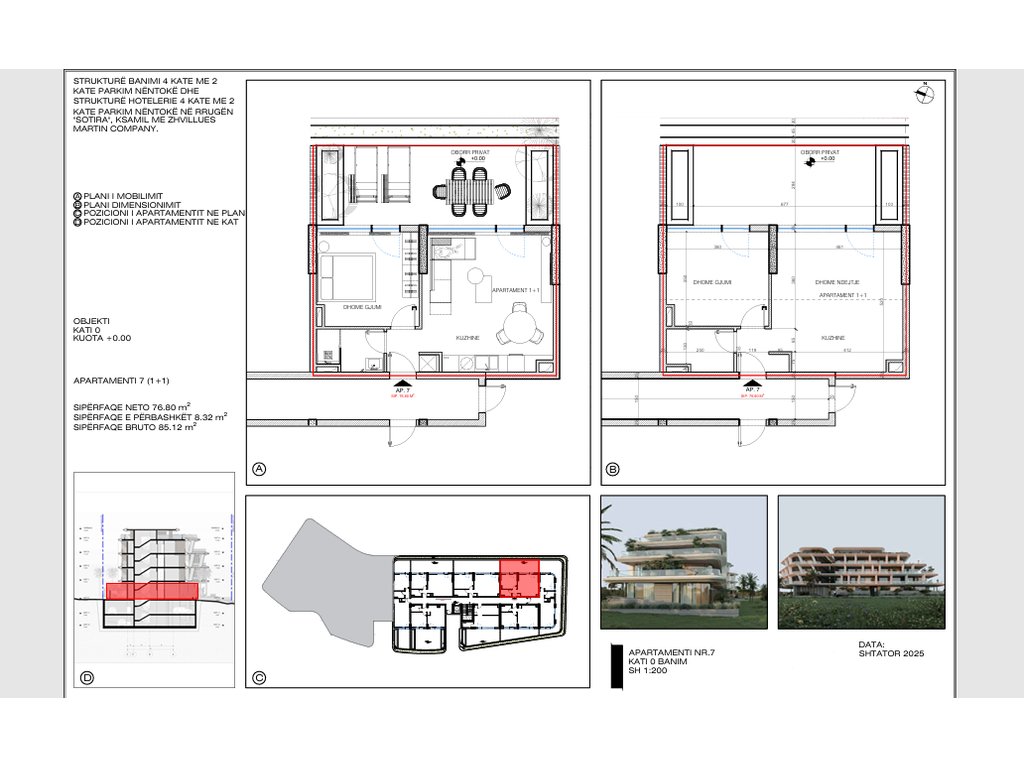 KSAMIL, SHESIM APARTAMENT 1+1
