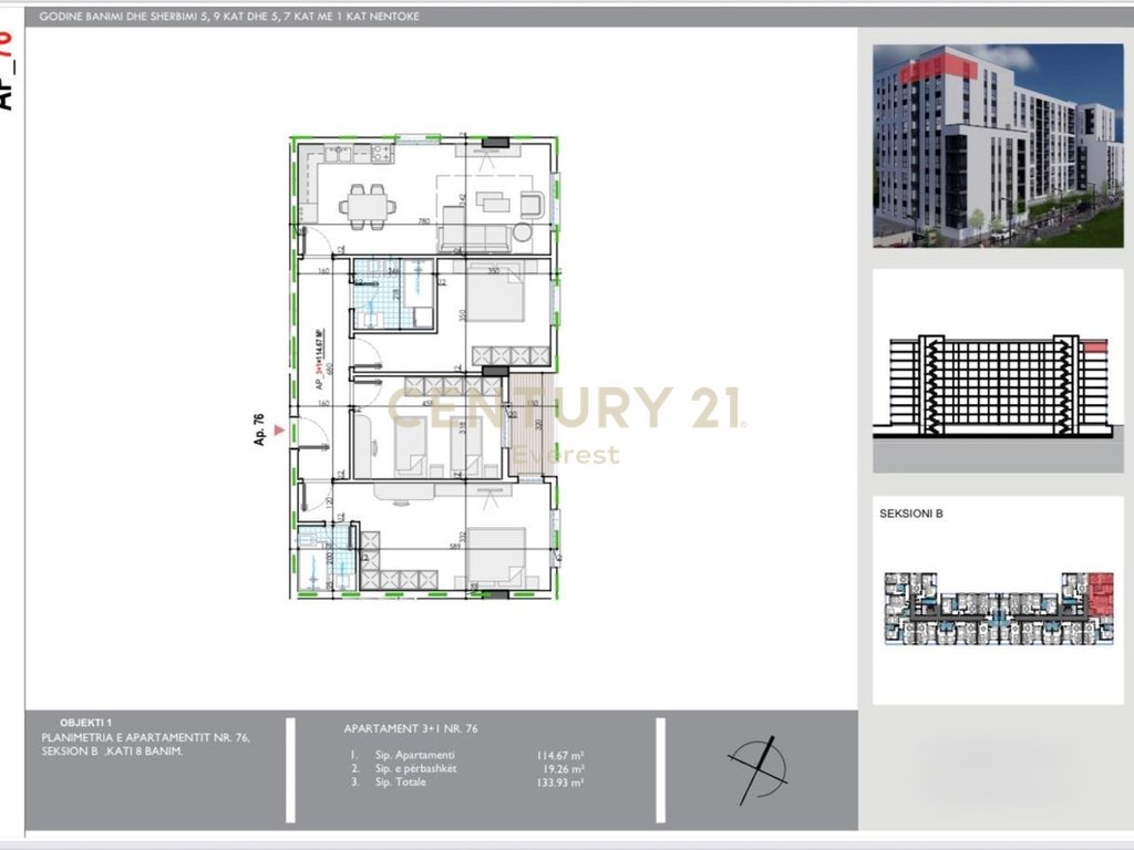 KAMEZ, SHESIM APARTAMENT 3+1!