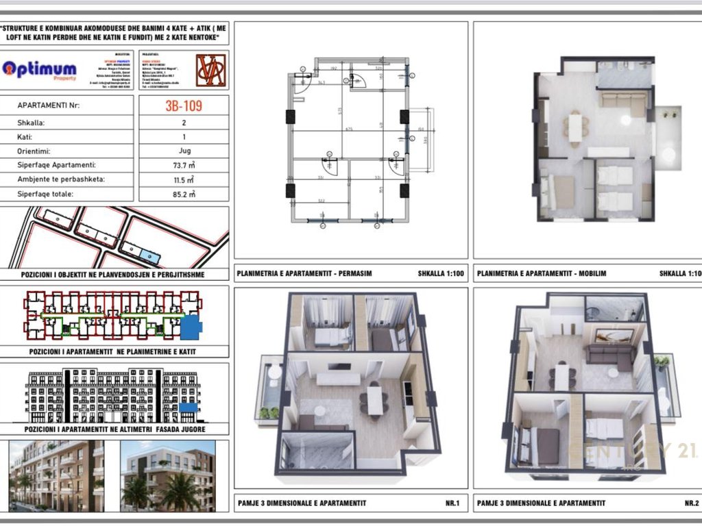 DUPLEX PER SHITJE ADRIA REZIDENC, QERRET