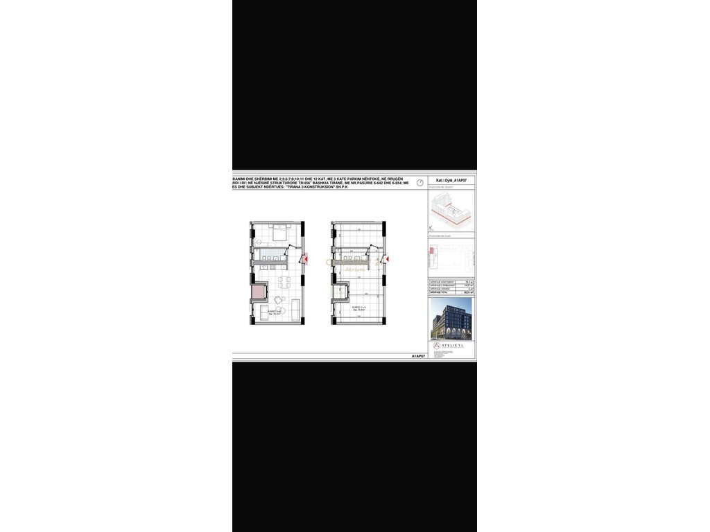 SHESIM APARTAMENT 1+1 TEK FILLIMI I BULEVARDIT TE RI!