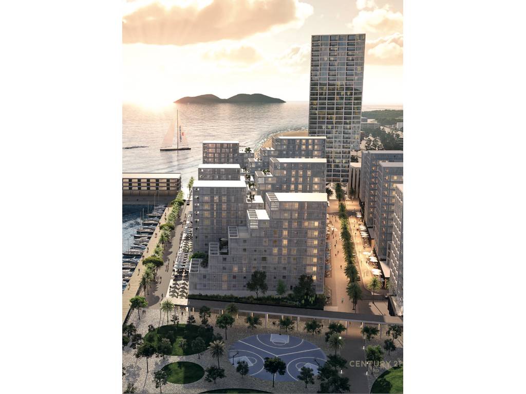 Shitet apartament 2+1 ne Vlora Marina