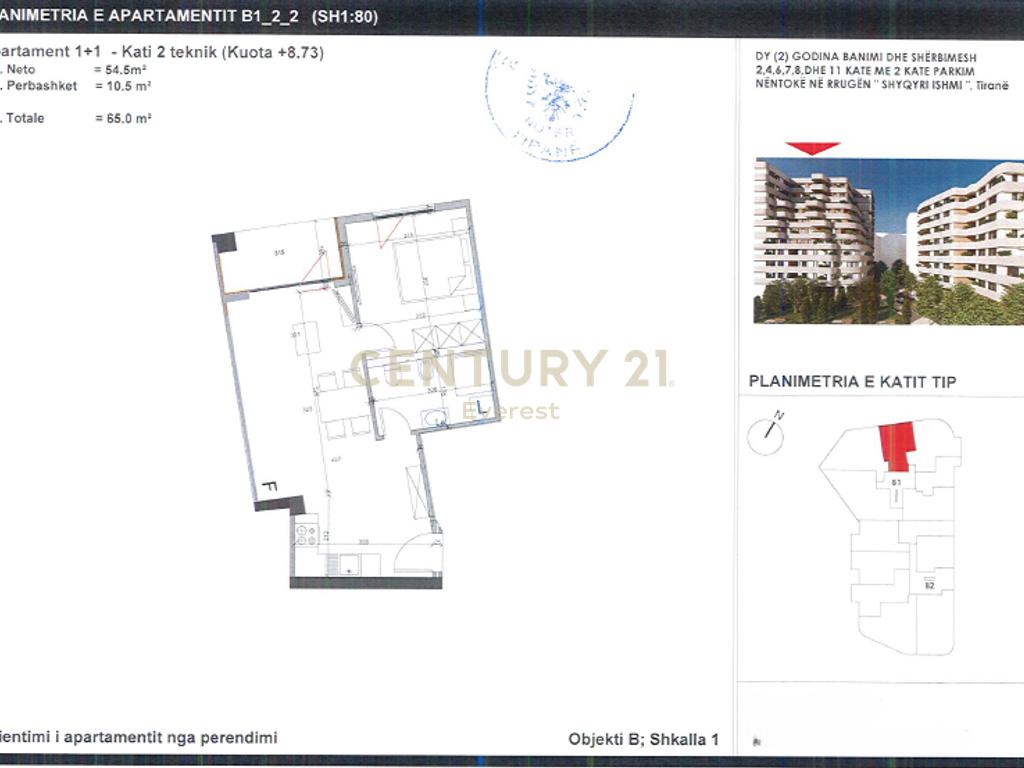XHAMIA E TABAKEVE, SHESIM APARTAMENT 1+1