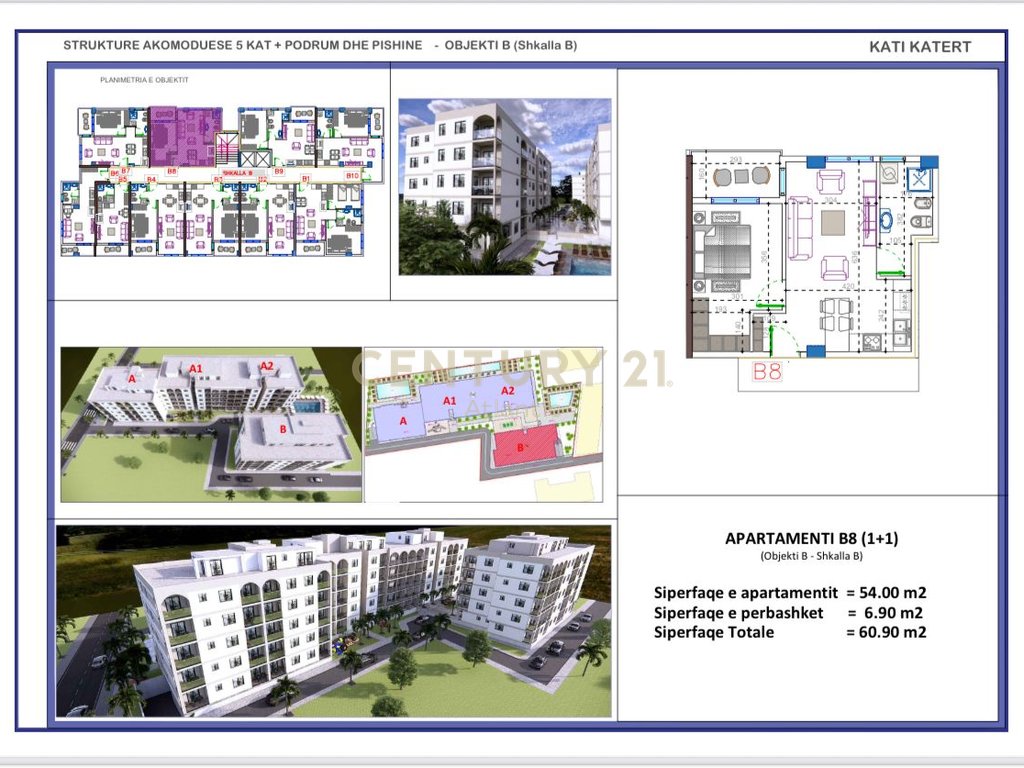 FILLUAN SHITJET! APARTAMENT 1+1NE REZIDENCEN ME TE RE NE GOLEM  !