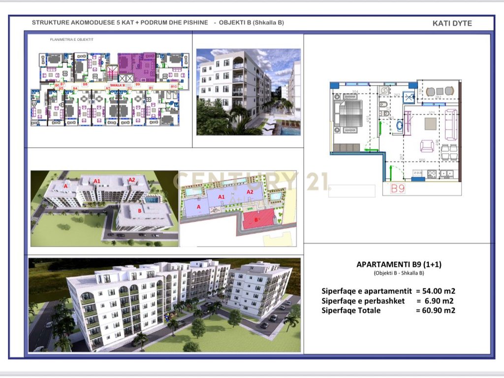 FILLUAN SHITJET! APARTAMENT 1+1NE REZIDENCEN ME TE RE NE GOLEM  !