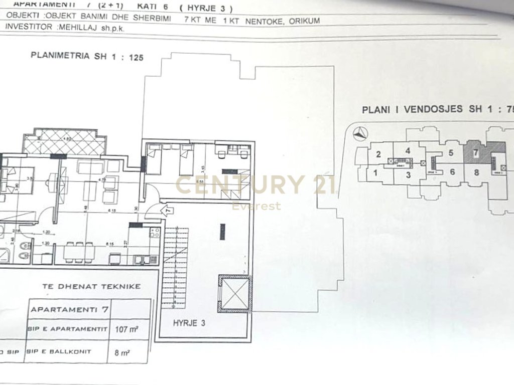 ORIKUM, SHESIM 2 APARTAMENT 2+1 ME VERANDE