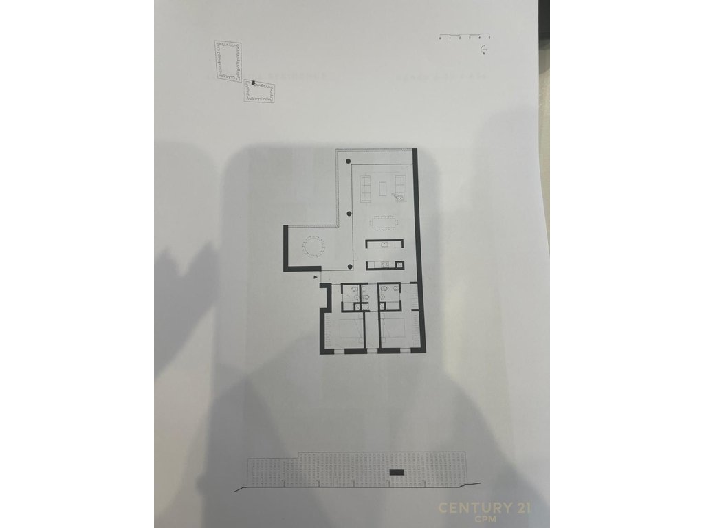SHESIM APARTAMENT 2+1+2 ME VERANDE DHE OBORR NE REZIDENCEN BY LONG HILL