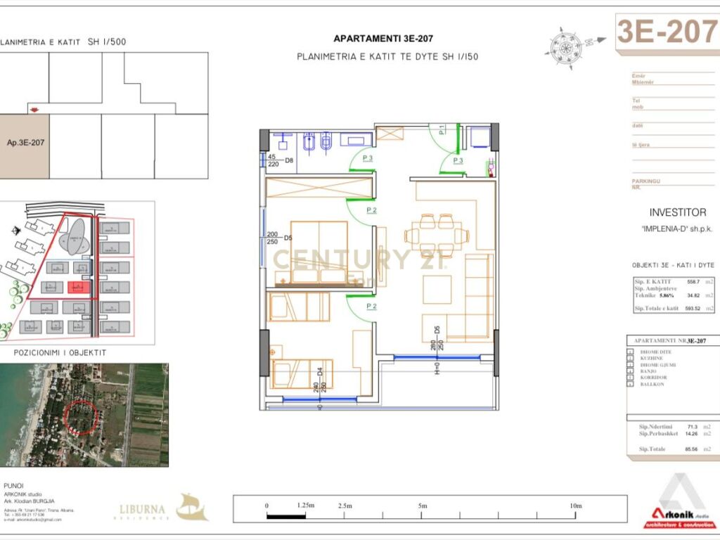 SHITET APARTAMENT 2+1  TEK LIBURNA RESIDENCE, NE GOLEM!