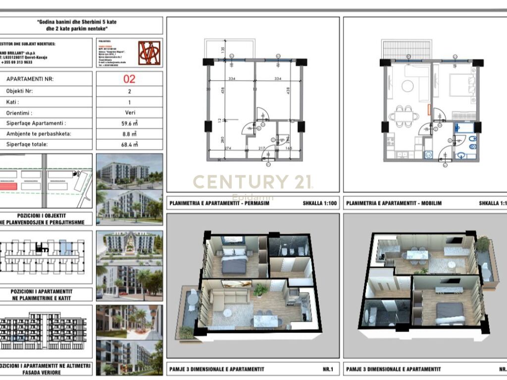 SHITET APARTAMENT 1+1  NE QERRET TEK RESIDENCA ''PALM PARADISE''!!
MUNDESI PAGESE ME KESTE!