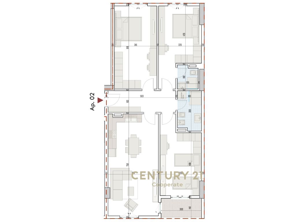 EKSKLUZIVE! SHESIM APARTAMENT 3+1+2 TE RINGSIDE RESIDENCES, PRANË BULEVARDIT TË RI NË PASKUQAN.