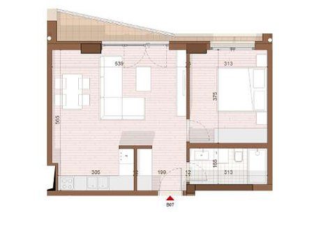Apartament 1+1 në shitje në Periferia Shëngjin - 132430€ | 69.7 m²