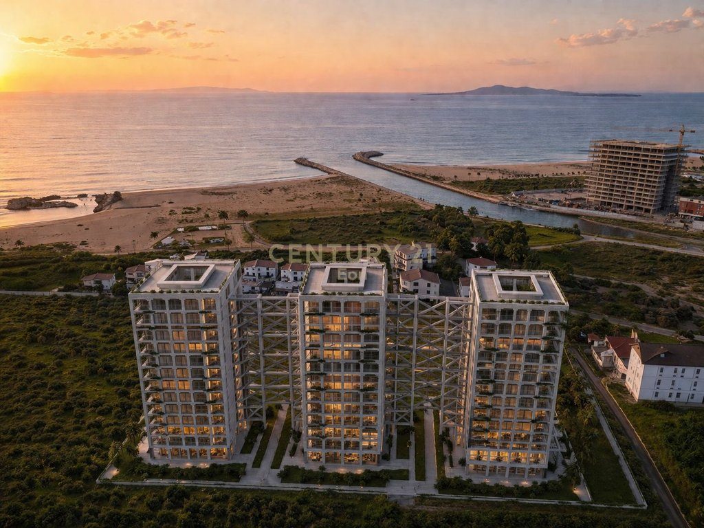 SHITET APARTAMENT 1+1 ME PAMJE DETI, THREE GARDENS RESIDENCE QERRET!