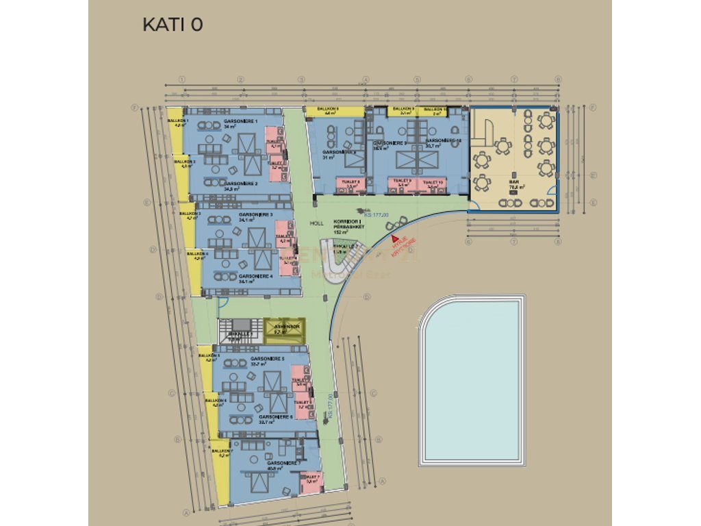 Për Shitje - Studio Apartment në SeeHëna Residence